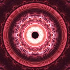 FRACTAL ART DESIGN GREETING CARD Mandala 17